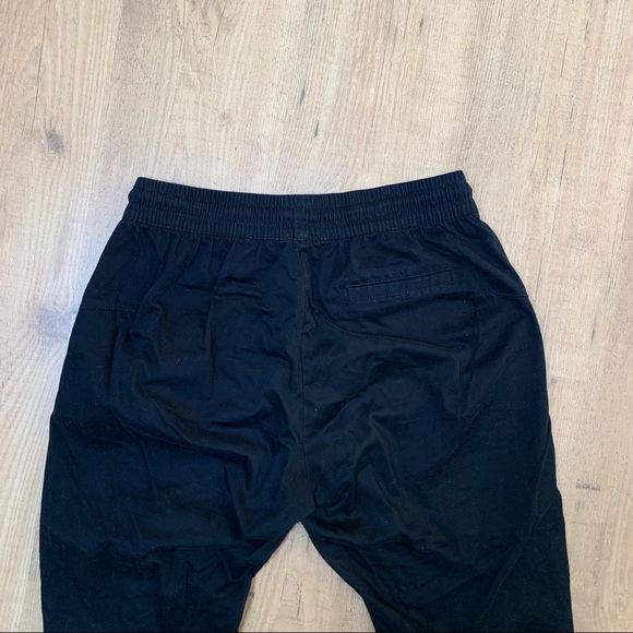 Black Twill Joggers - Picture 5 of 5